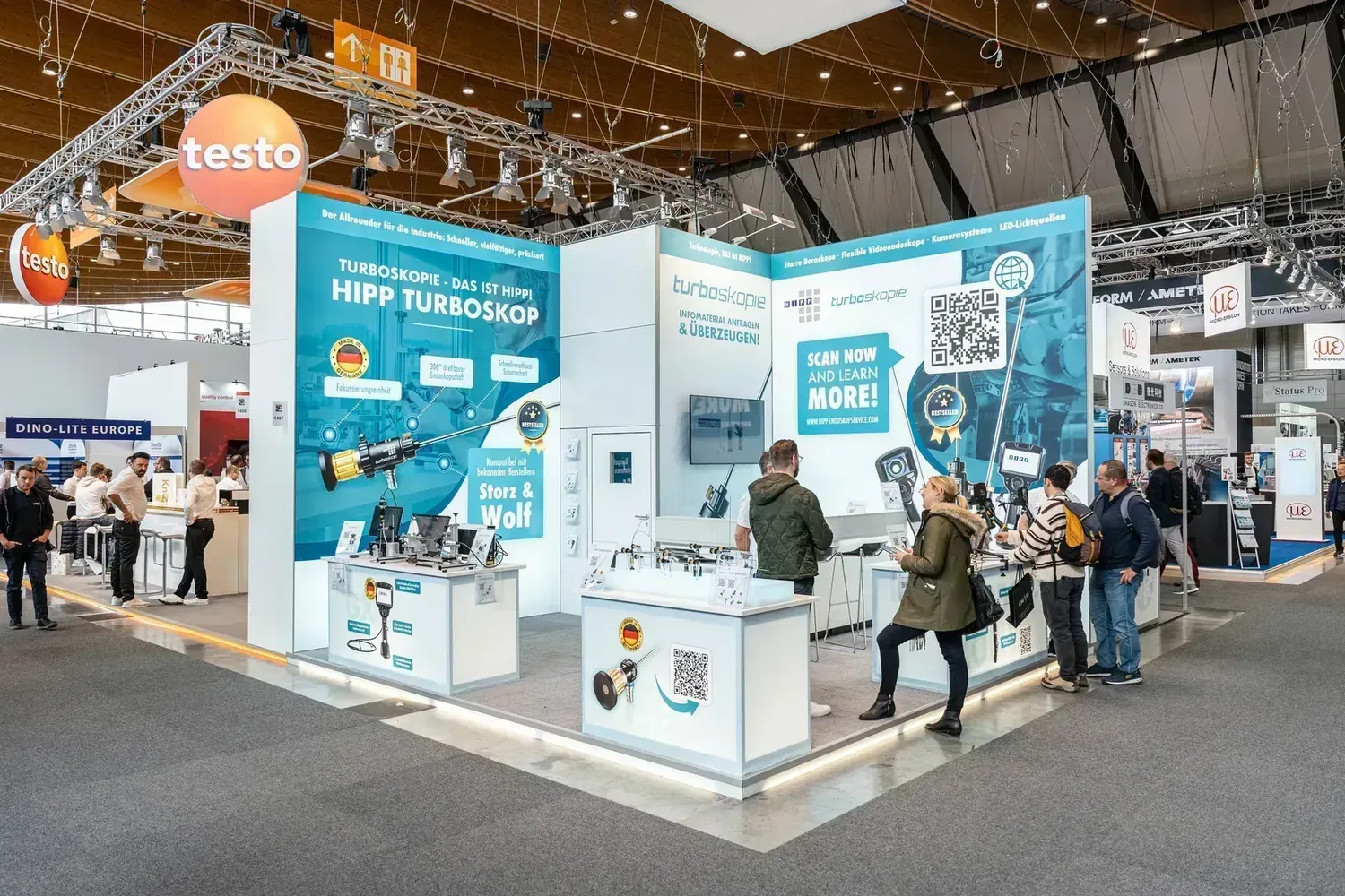 Messestand-Design 2024 für Hipp Endoskopie Service