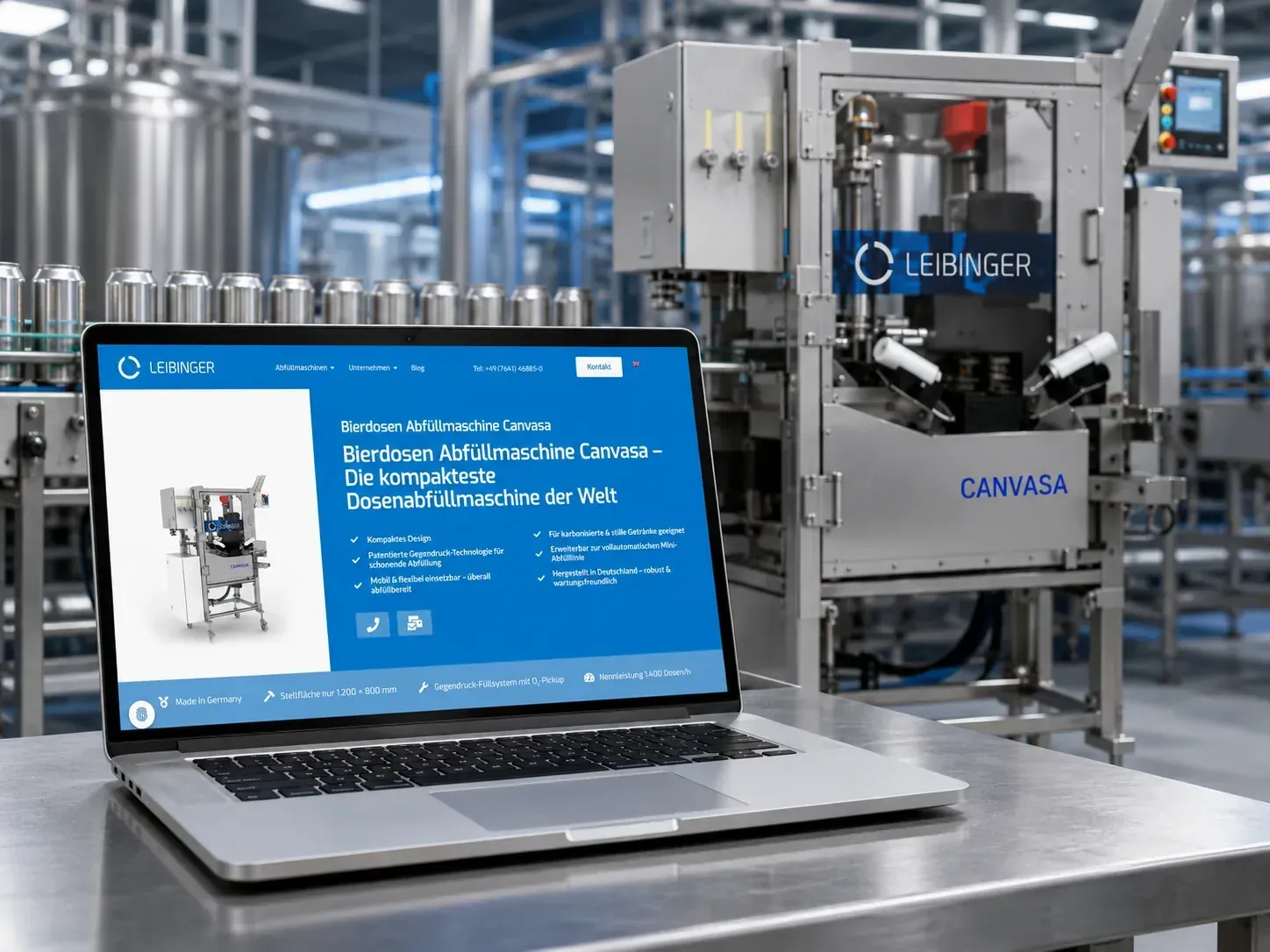 Leibinger Maschinenbau – Referenzprojekt der Agentur Cateon