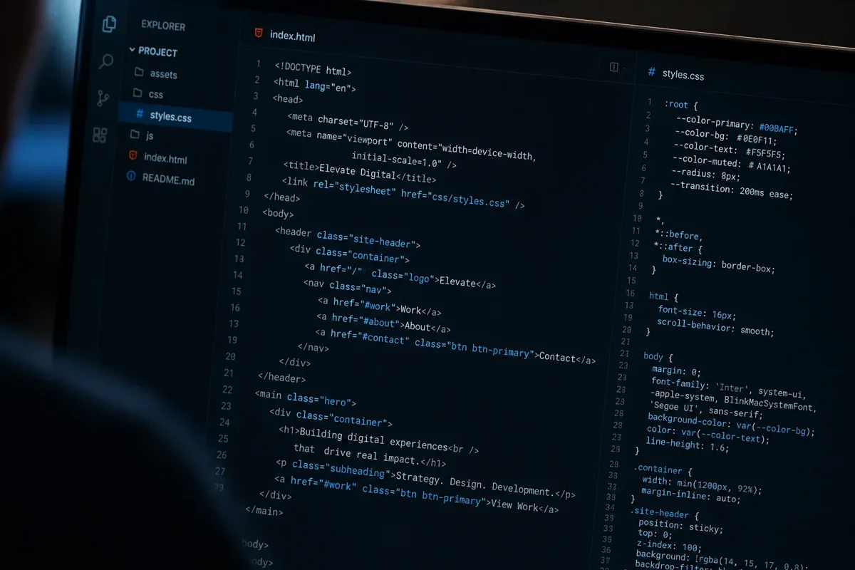 Entwicklung & Programmierung im Code-Editor – Cateon