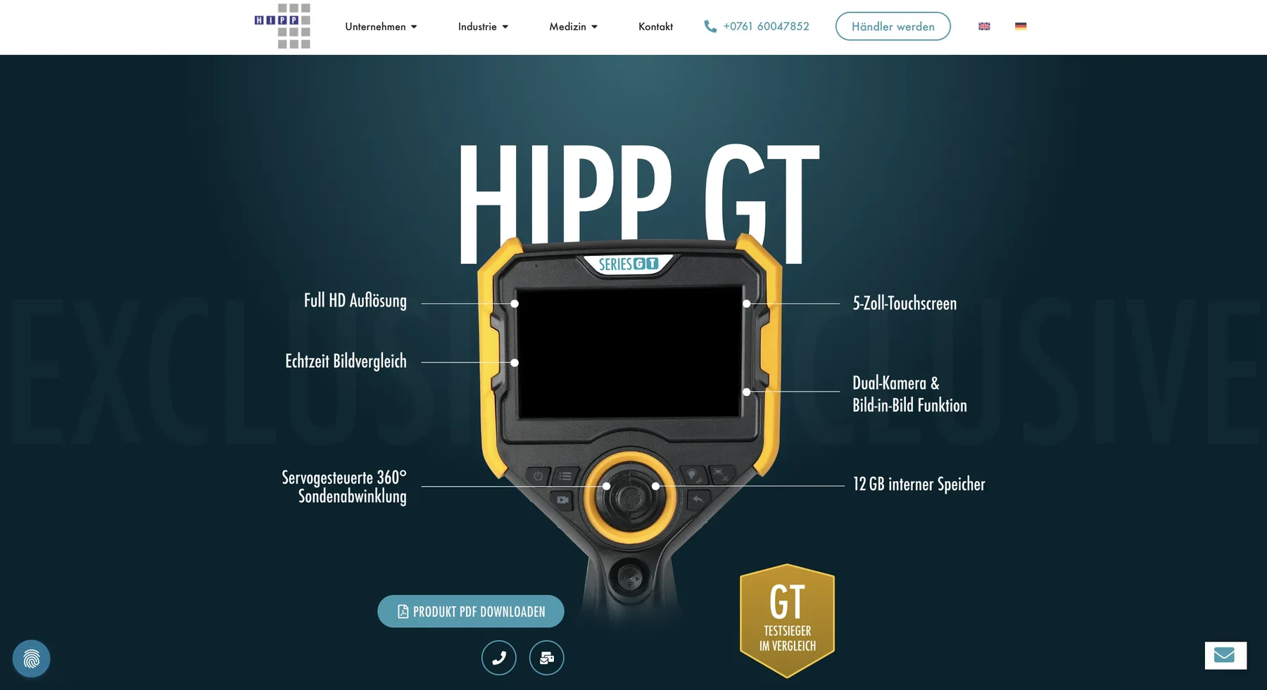 Website-Relaunch HIPP Endoskopservice
