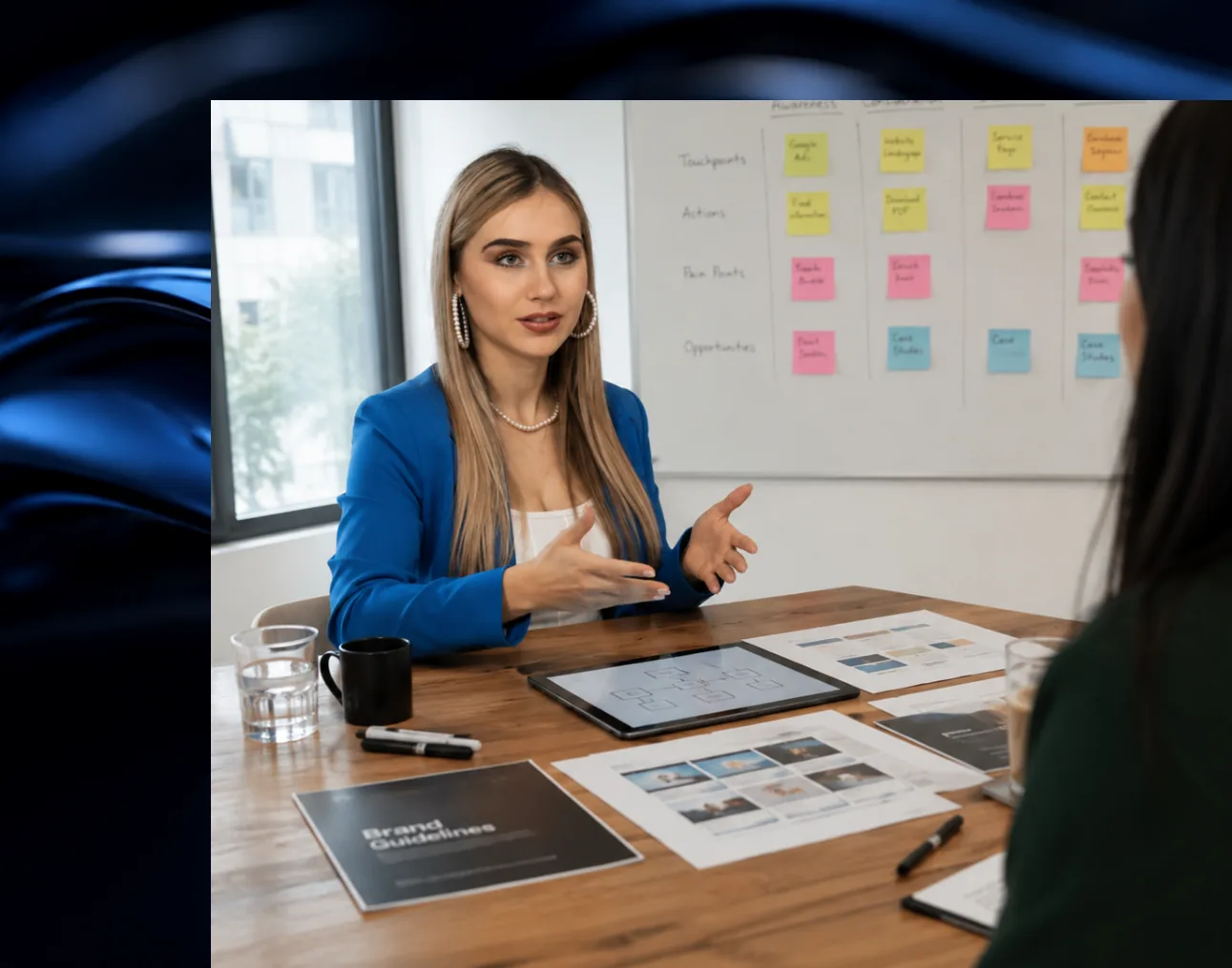 Cateon Strategie-Workshop mit Sticky Notes